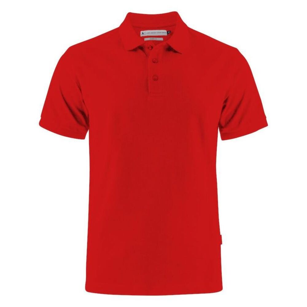 Harvest Mens Neptune Polo Shirt / Red